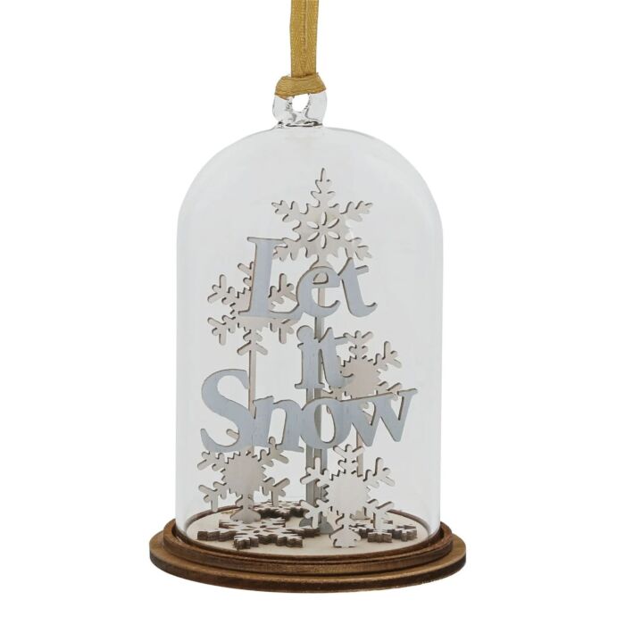 Kloche Let it Snow Hanging Ornament